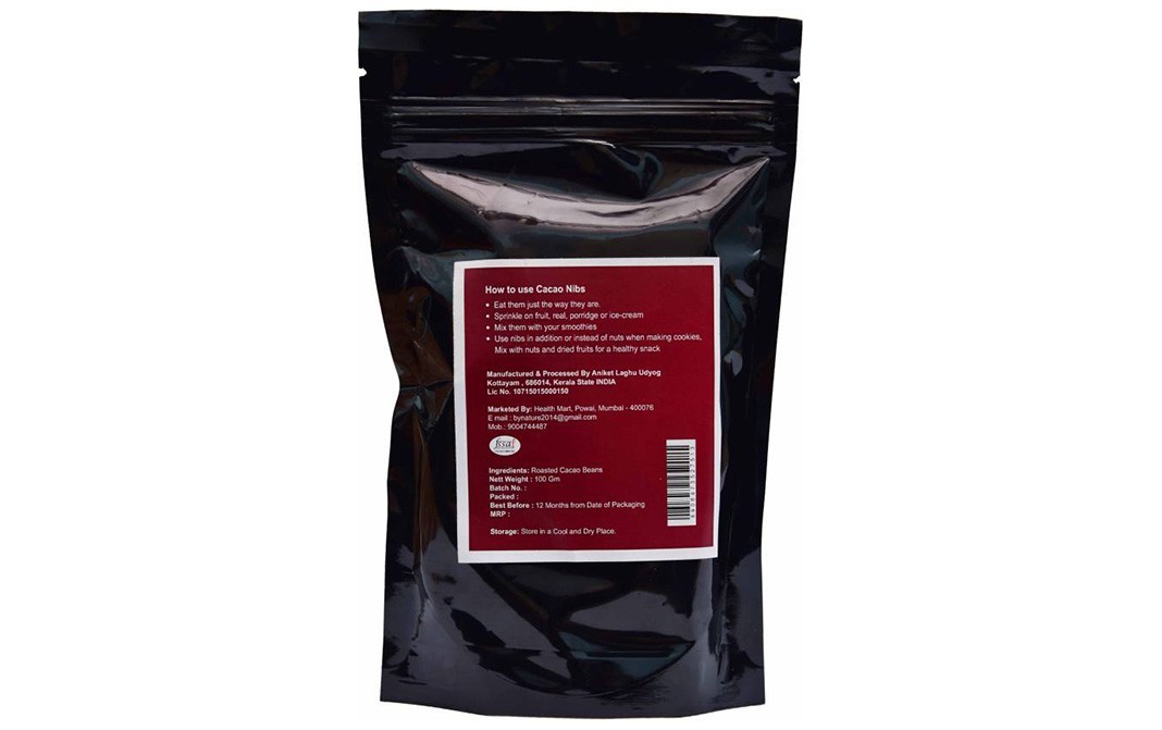 By Nature Cacao Nibs    Pack  100 grams